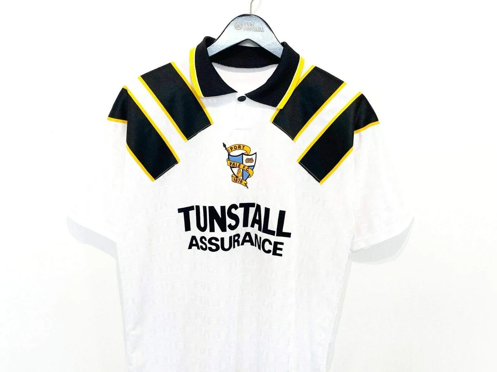 1993/95 PORT VALE Vintage Home Football Shirt Jersey (S)