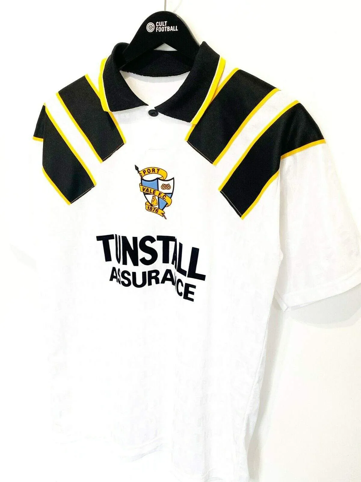 1993/95 PORT VALE Vintage Home Football Shirt Jersey (S)