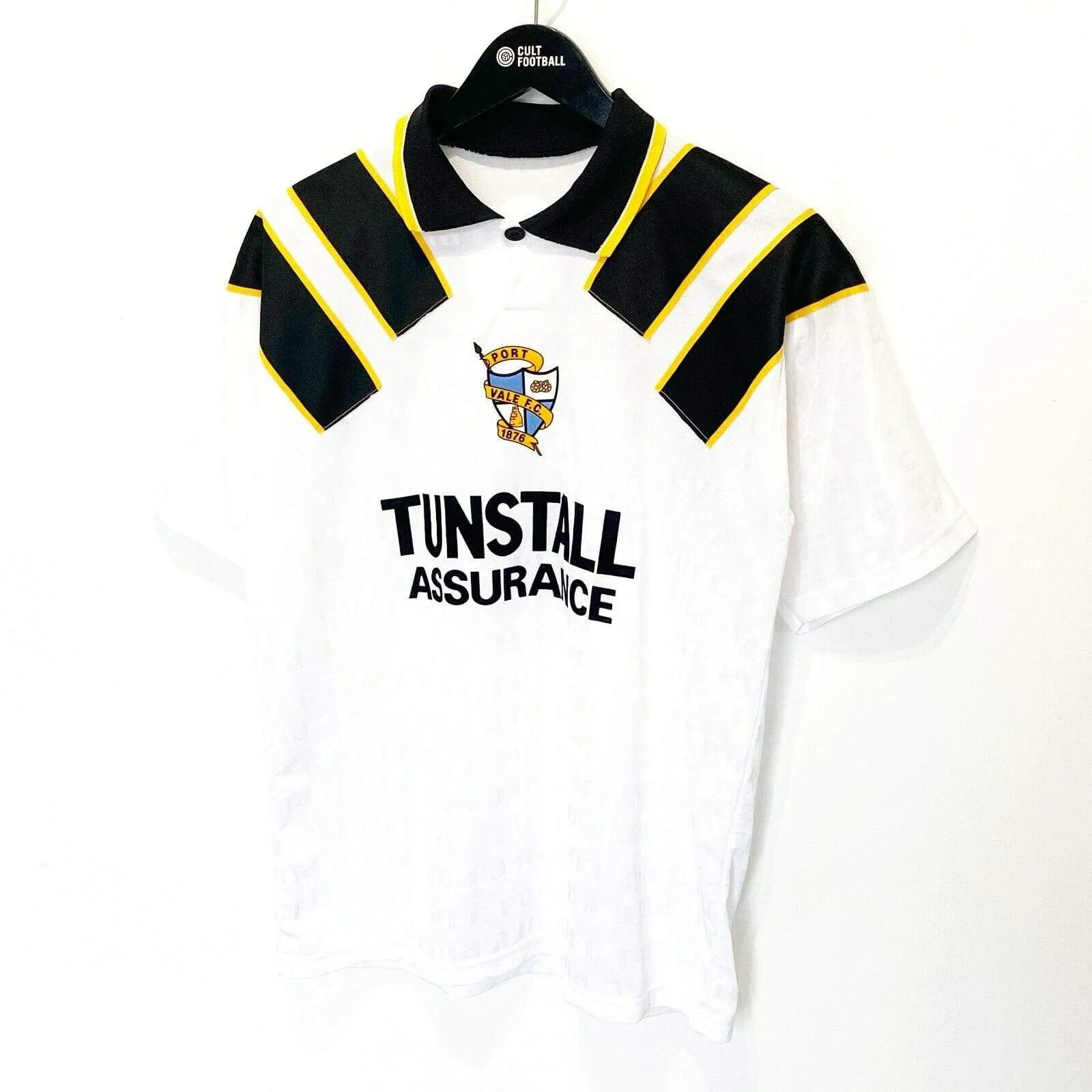 1993/95 PORT VALE Vintage Home Football Shirt Jersey (S)