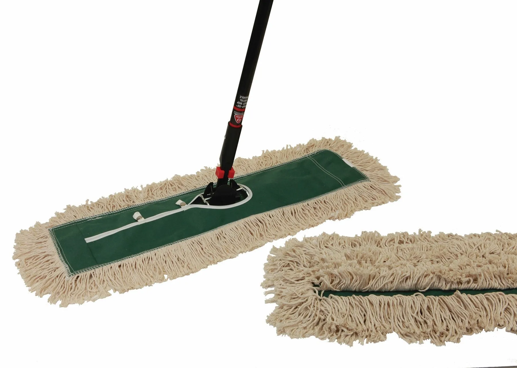 24" MaxiDust™ Cotton Cut-End Dry Dust Mop Kits (Includes 4 Mops, Frames & Handles)