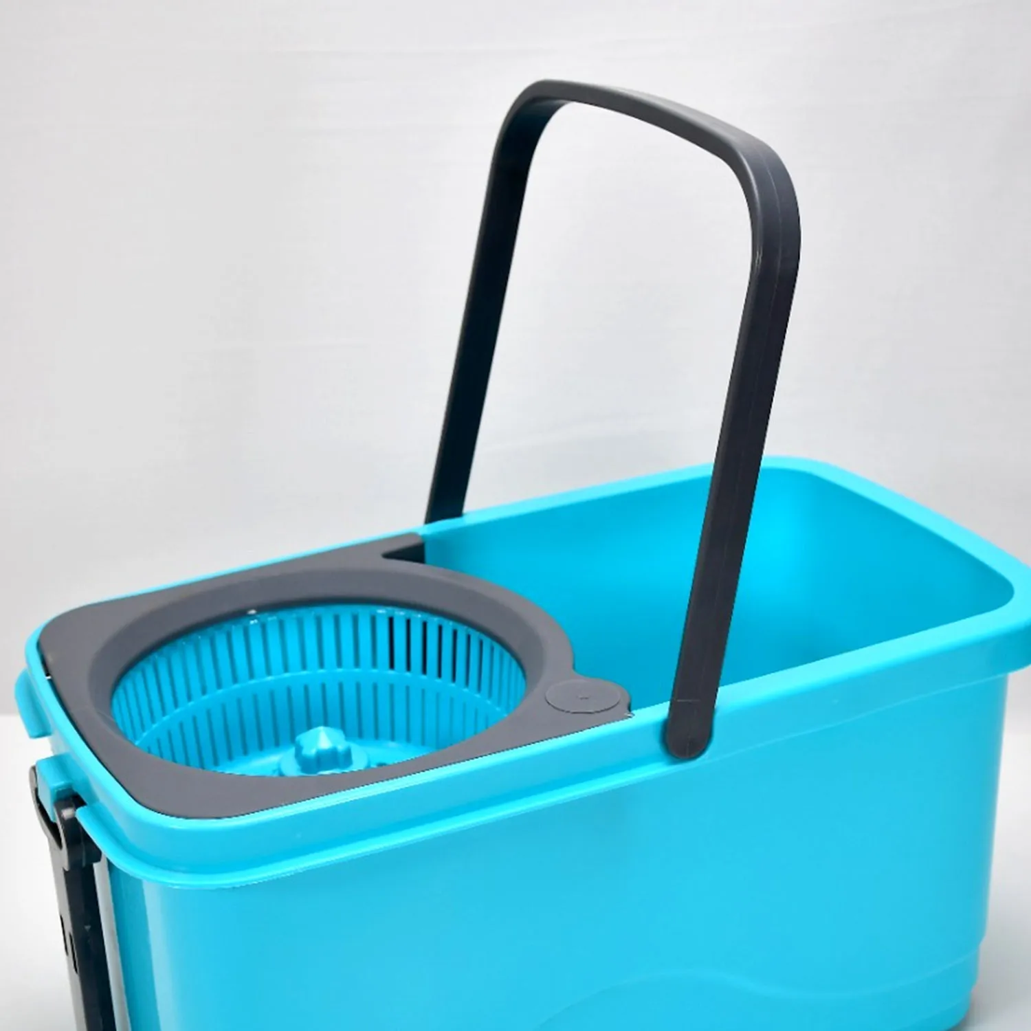 4028 Quick Spin Mop Plastic spin, Bucket Floor Cleaning, Easy Wheels & Big Bucket, Floor Cleaning Mop with Bucket