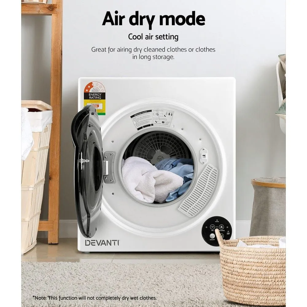 5kg Vented Tumble Dryer - White