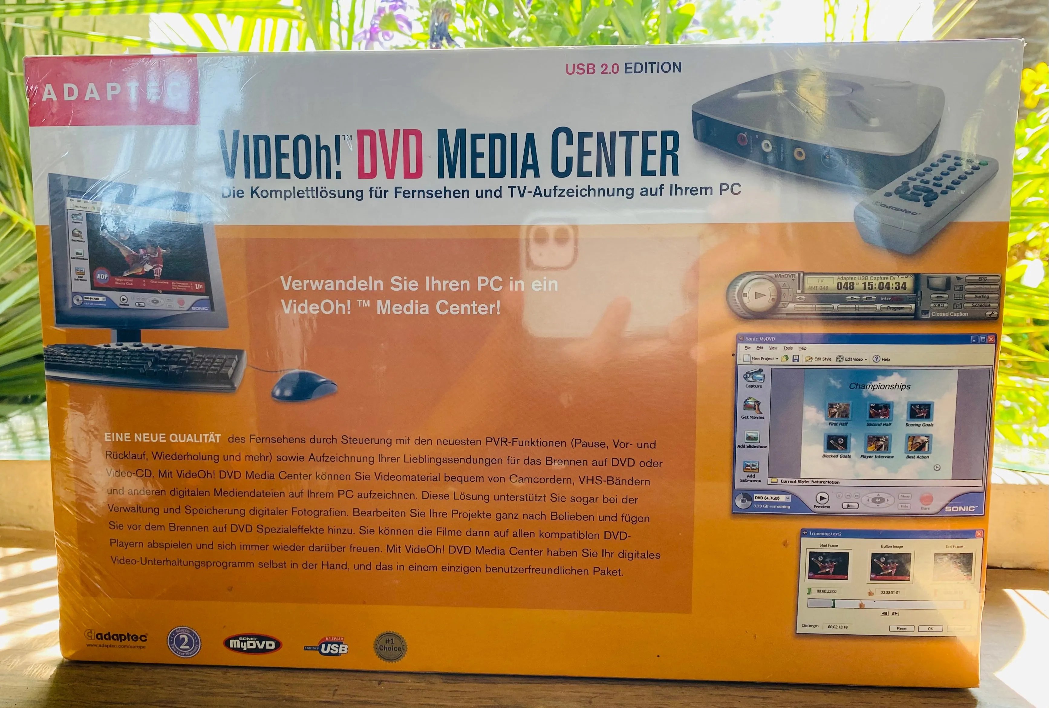 Adaptec VideOh! DVD, PC, CD, TV, All Purpose Media Center USB 2.0 Edition