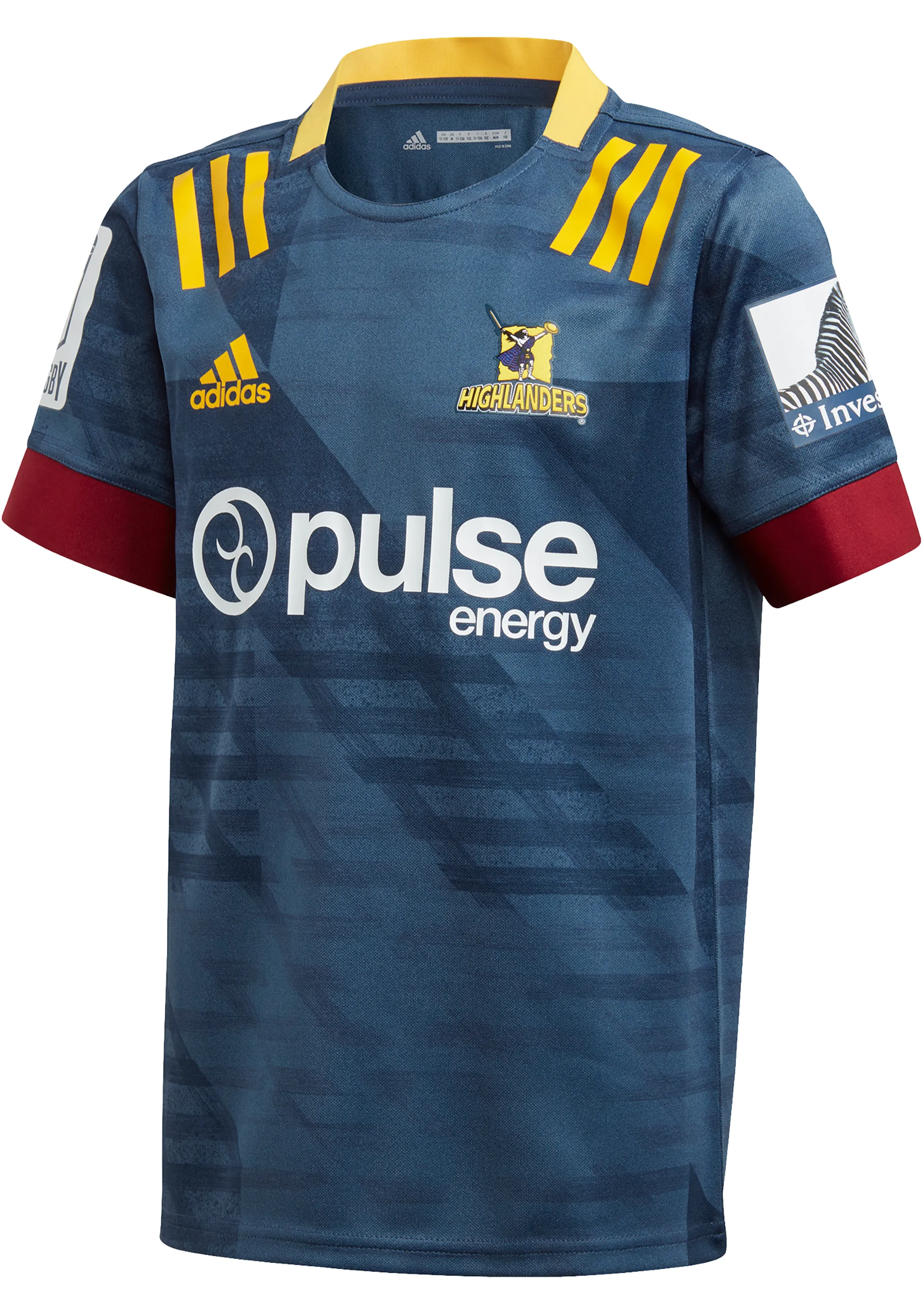 Adidas Youth Otago Highlanders Home Jersey <br> ED7951