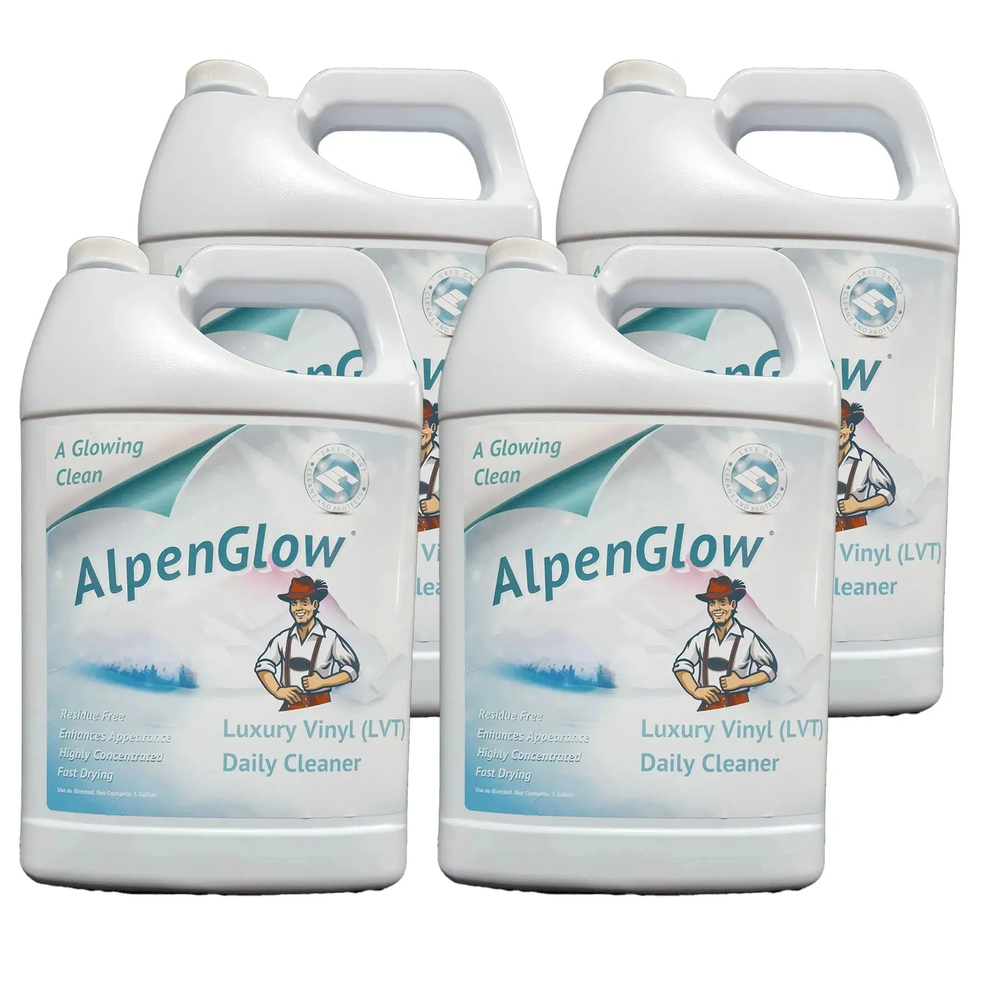 AlpenGlow LVT Daily Cleaner, Commercial Use, Concentrated Gallon