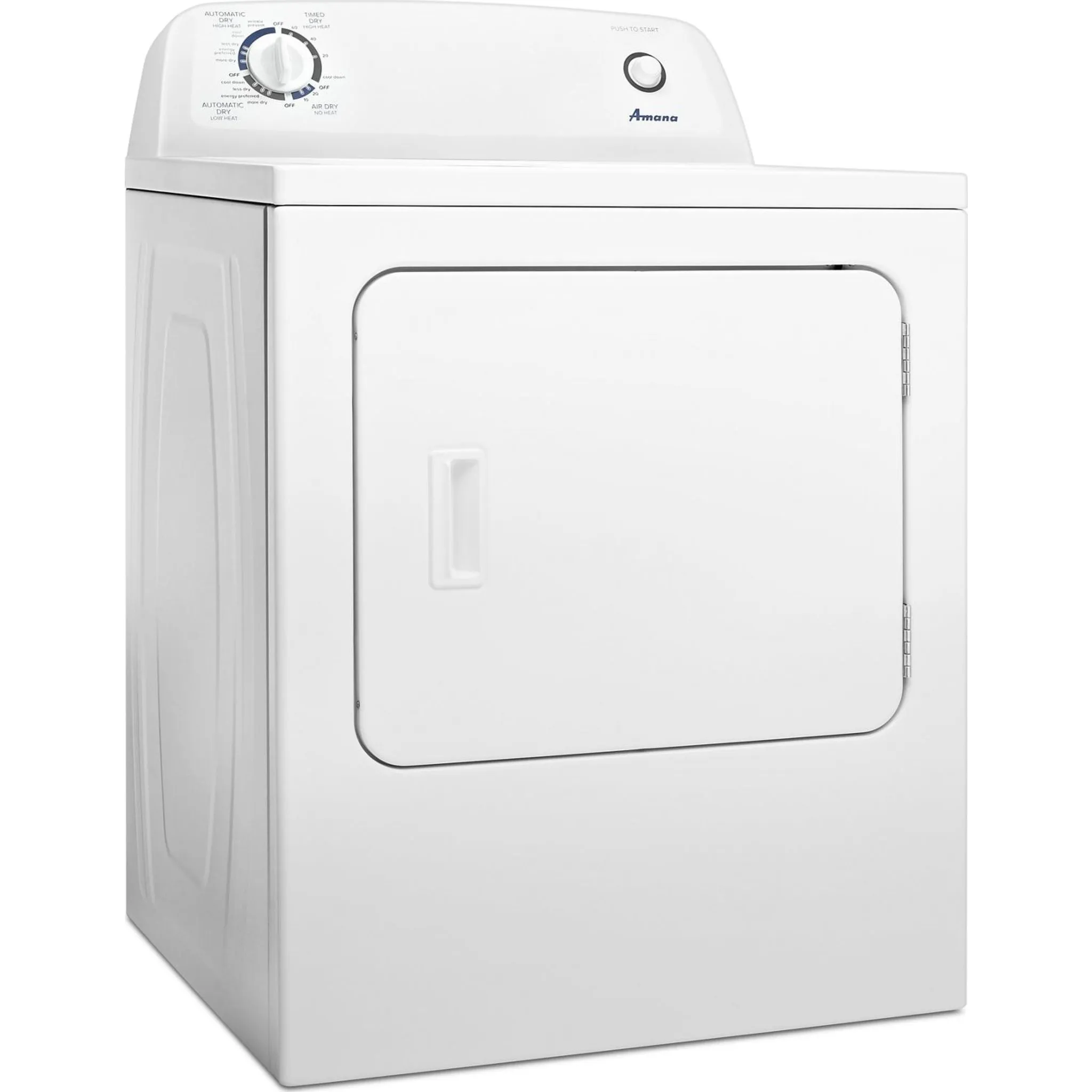 Amana 6.5 cu. ft. Top-Load Electric Dryer with Automatic Dryness Control (YNED4655EW)