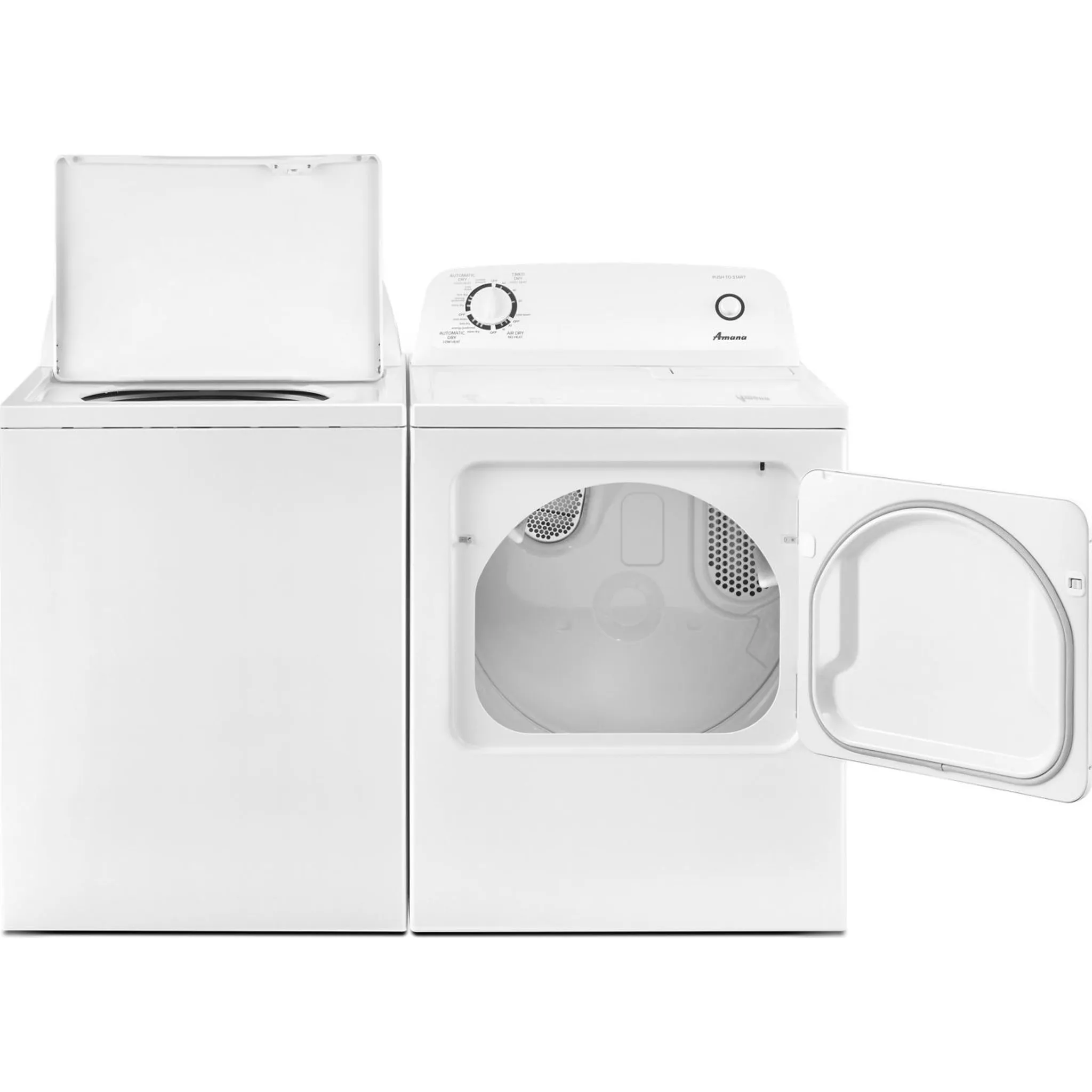 Amana 6.5 cu. ft. Top-Load Electric Dryer with Automatic Dryness Control (YNED4655EW)