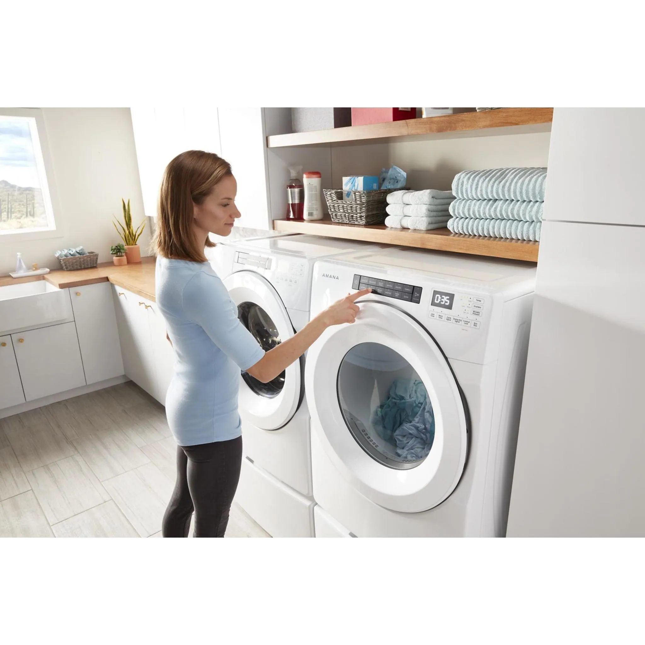 Amana Front Load Washer (NFW5800HW) - White