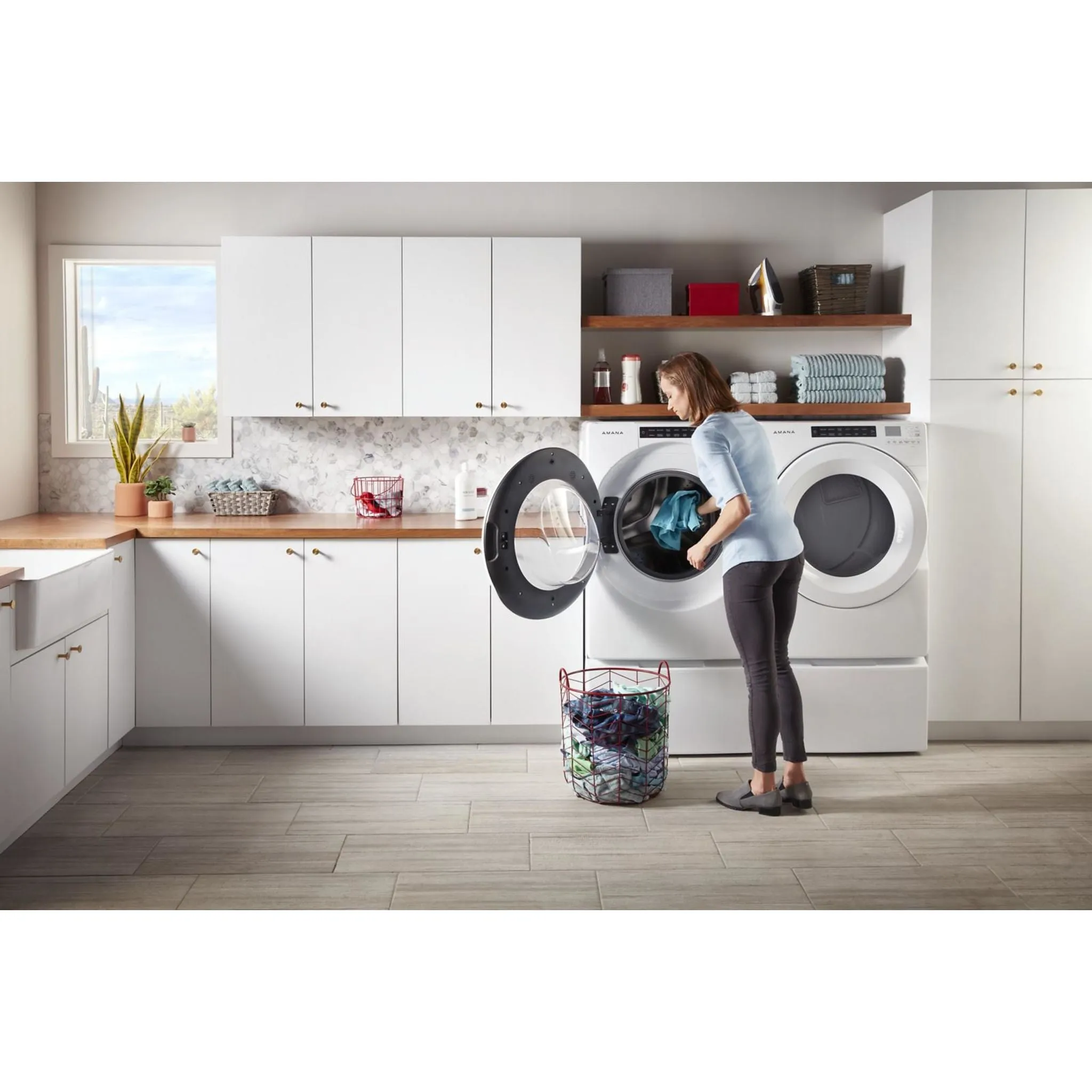 Amana Front Load Washer (NFW5800HW) - White