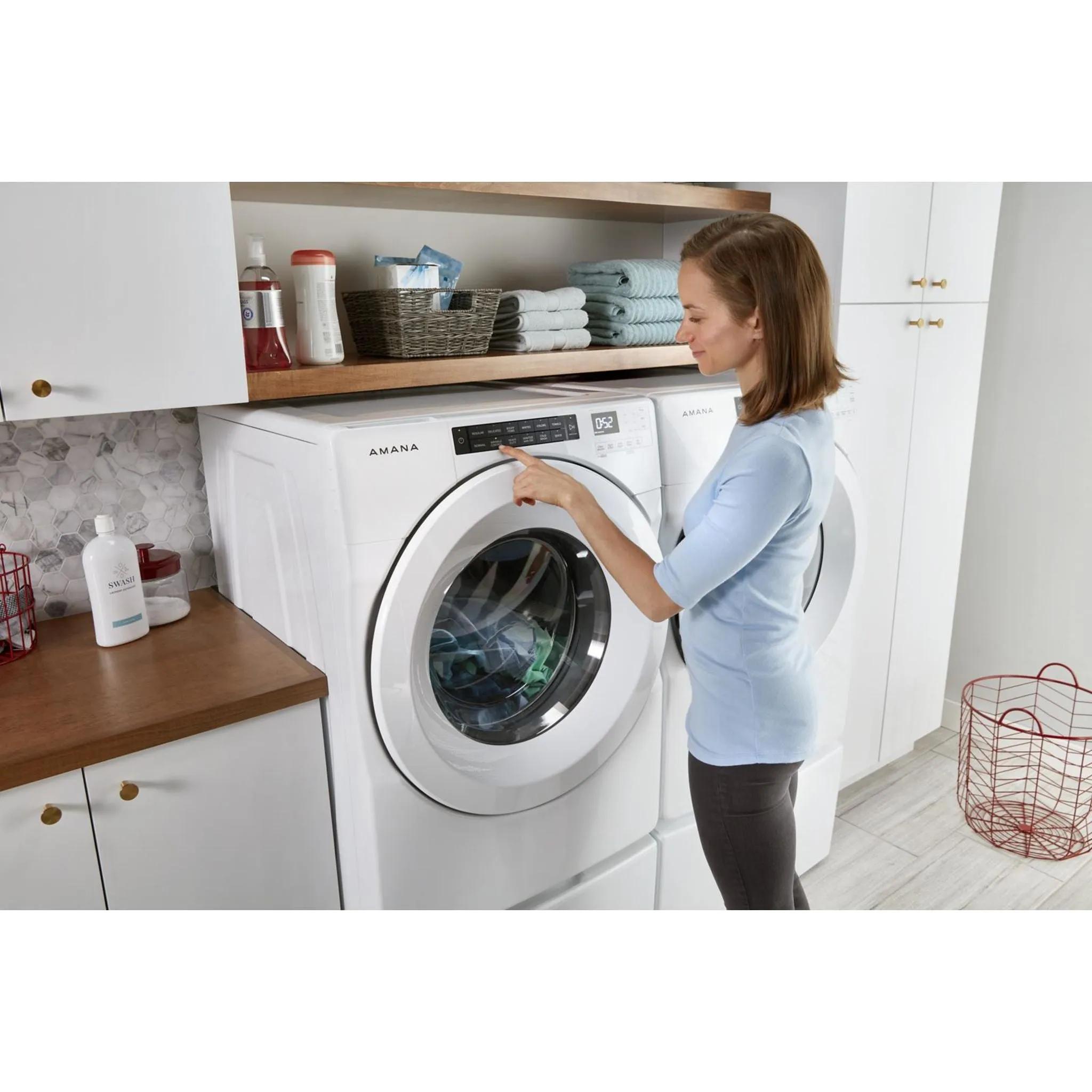 Amana Front Load Washer (NFW5800HW) - White