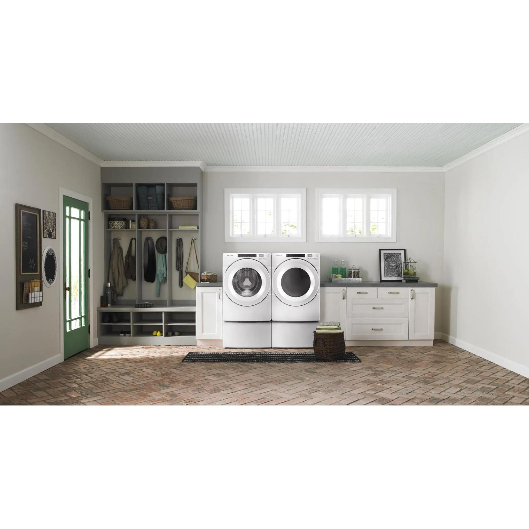 Amana GAS 7.4 cu.. ft. 12 CYCLES  4 TEMPERATURES POWDER COATED DRUM ENERGY STAR (NGD5800HW)