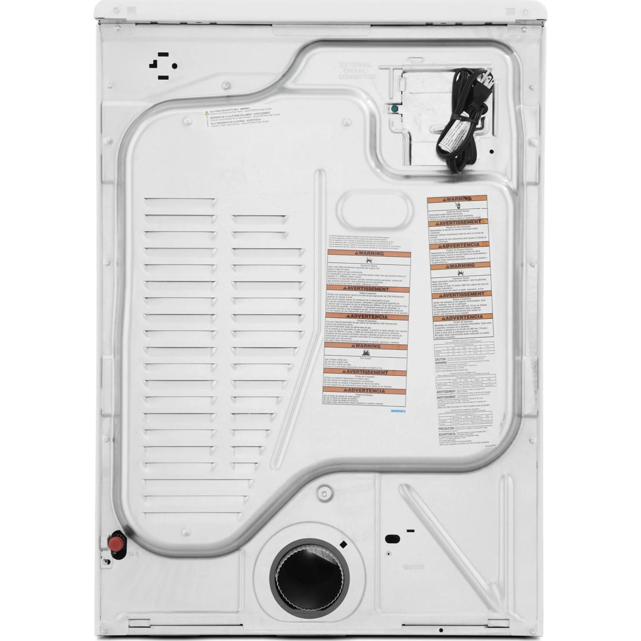 Amana GAS 7.4 cu.. ft. 12 CYCLES  4 TEMPERATURES POWDER COATED DRUM ENERGY STAR (NGD5800HW)