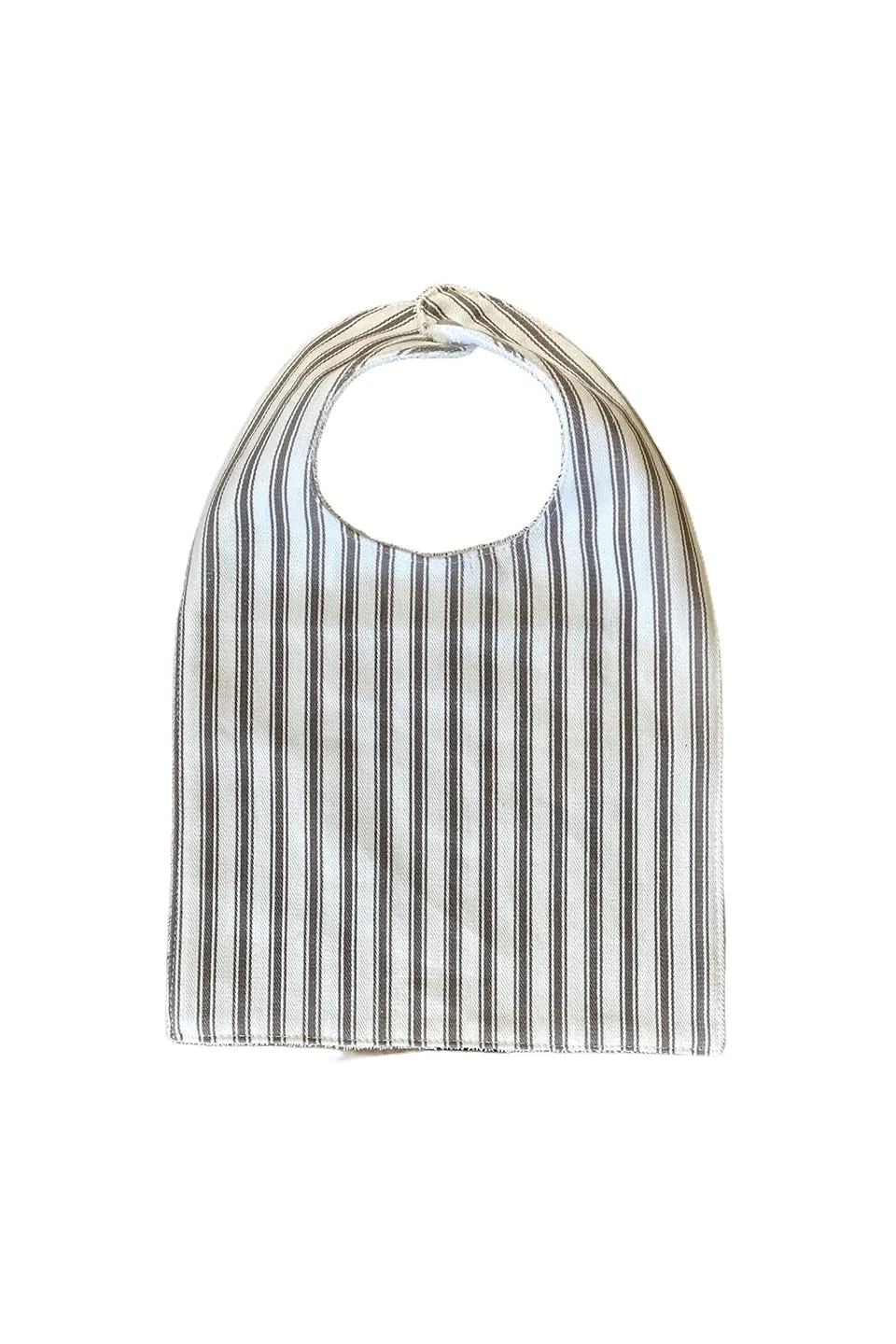 Bib Stone Stripe Ticking