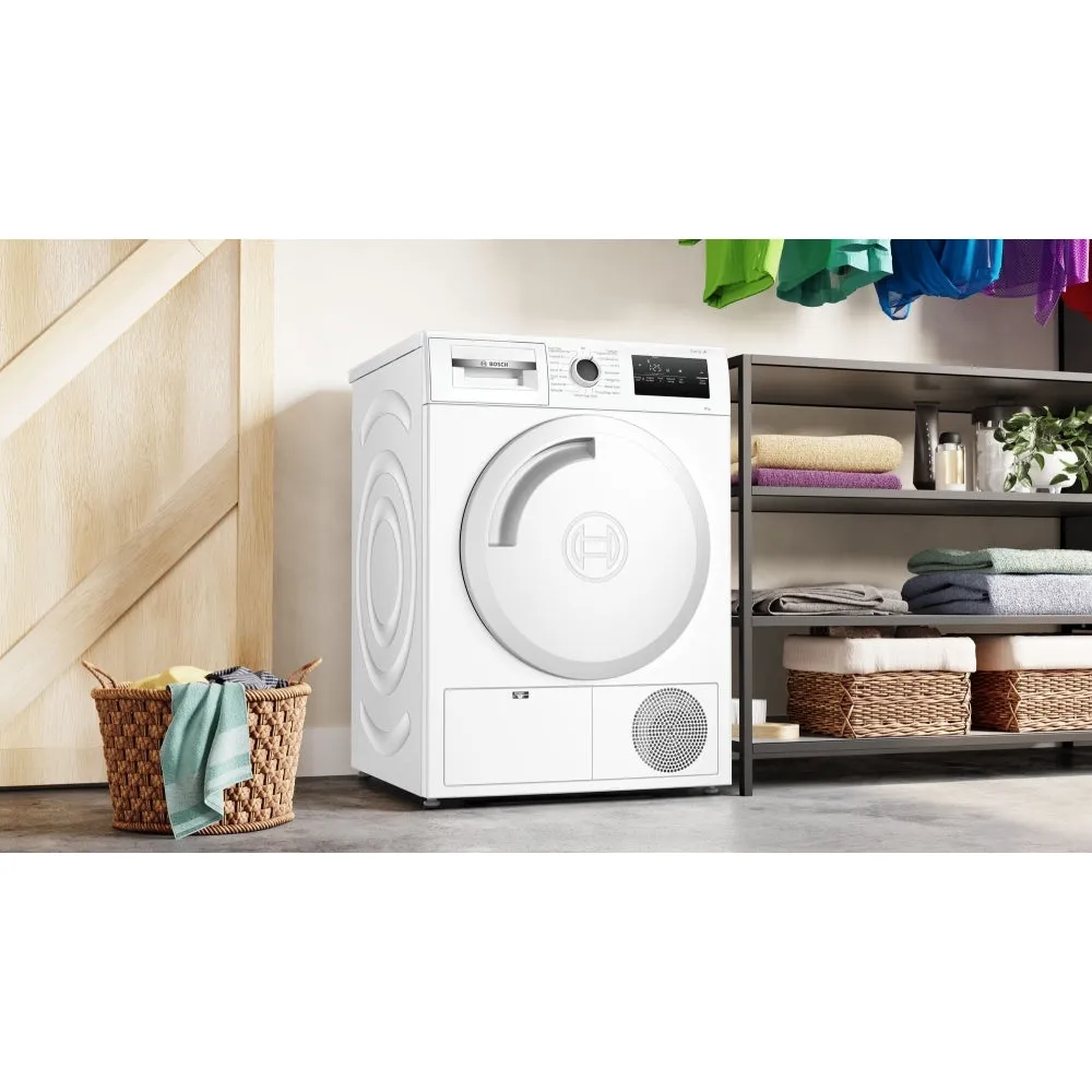 Bosch WTN83202GB Series 4 8Kg Condenser Tumble Dryer White