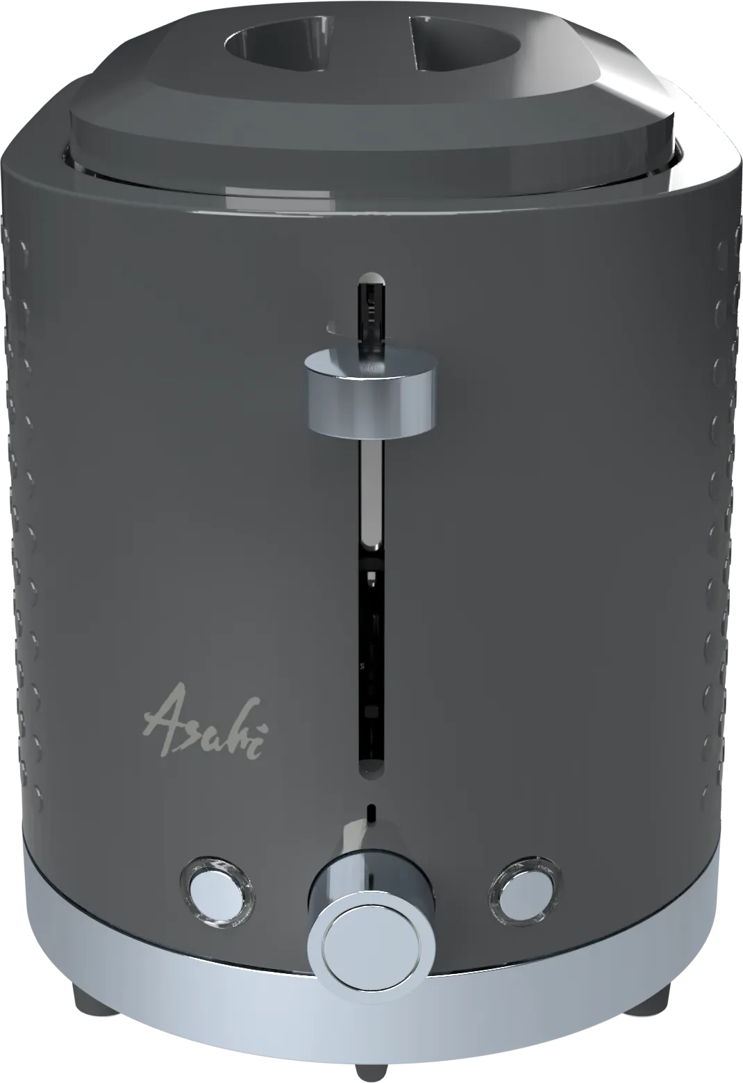 BT-049 ASAHI GRAY DOTTED POP-UP BREAD TOASTER