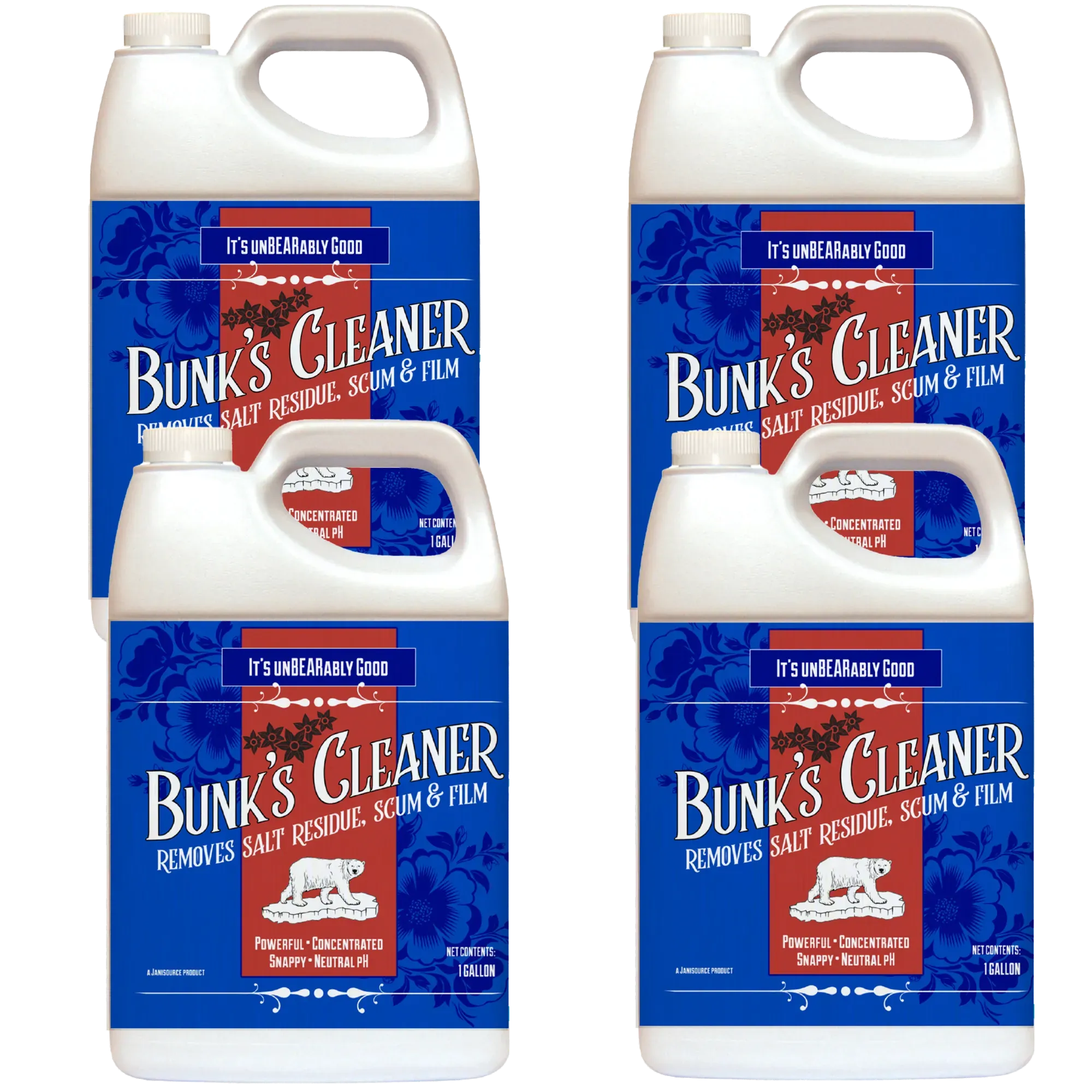 Bunk's Cleaner, Ice Melt Remover & Neutral Floor Cleaner, Gallon