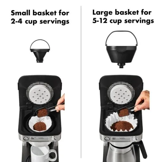 Coffee Maker w/Podless Single-Serve 12 Cup