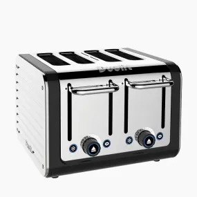 Dualit Architect 4 Slice Toaster Black & Brushed Stainless Steel