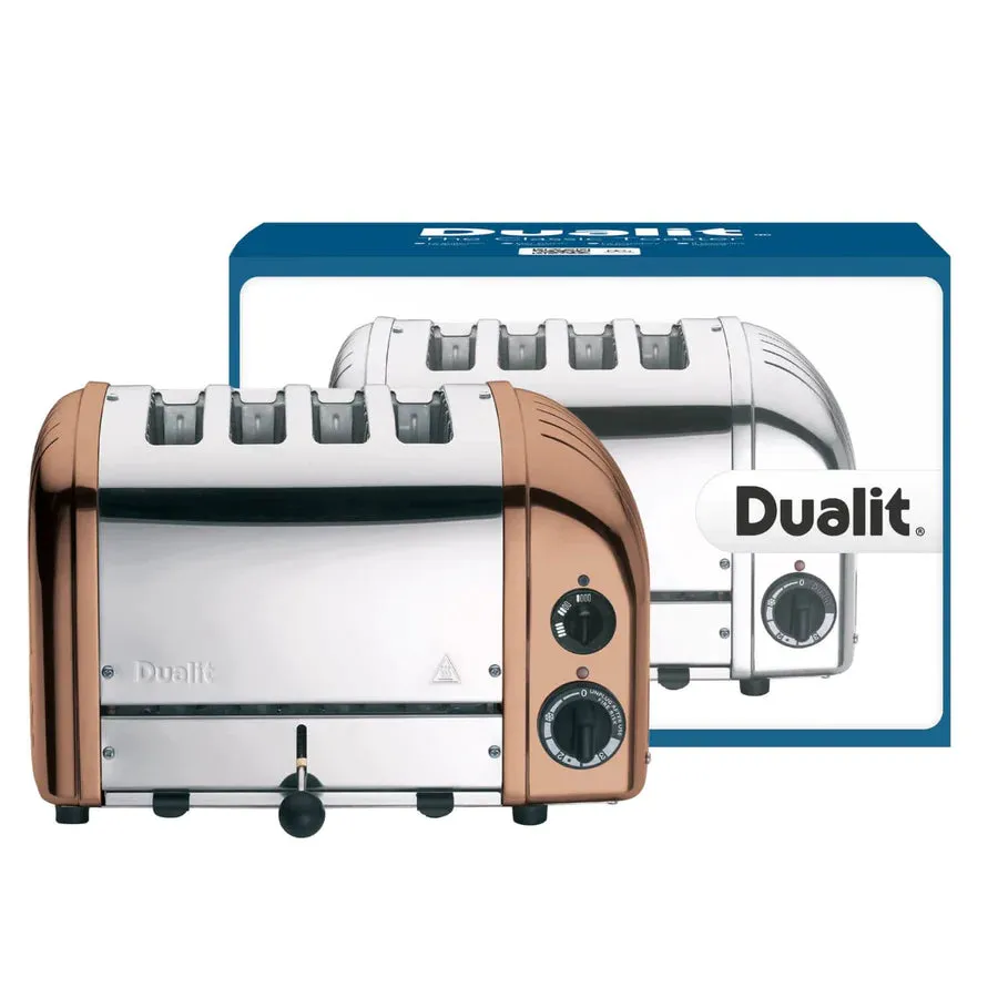 Dualit Classic Vario AWS 4 Slice Toaster Copper