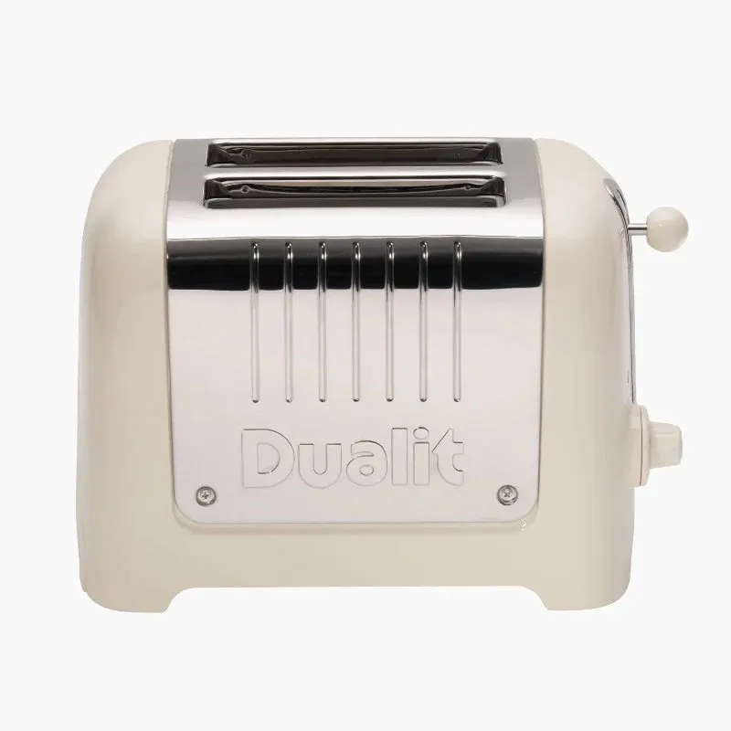 Dualit Lite 2 Slice Toaster Canvas White