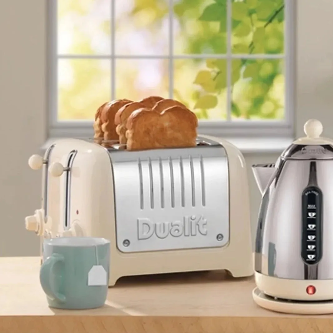 Dualit Lite 2 Slice Toaster Gloss Cream