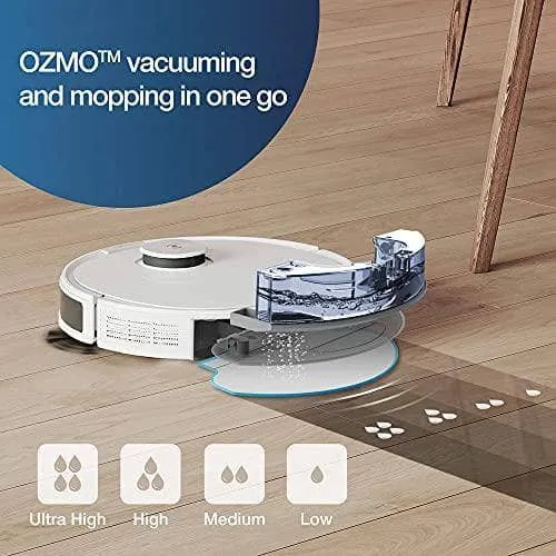 ECOVACS Robot Vacuum Cleaner and Mop DEEBOT N8 , Powerful 2300Pa Suction, Advanced Laser-Based LiDAR Navigation, Multi-Floor Mapping, Up to 110 Minutes Runtime