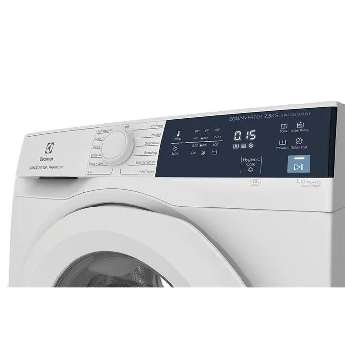 Electrolux EWF7524D3WB Front Load Washer 7.5KG ECO Inverter