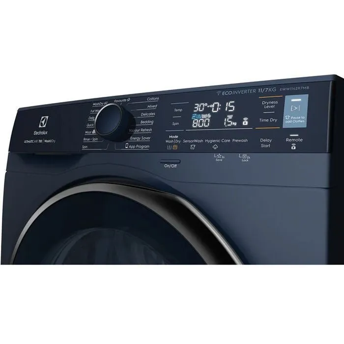 Electrolux EWW1142R7MB Front Load Washer 11.0KG Dryer 7.0KG ECO Inverter