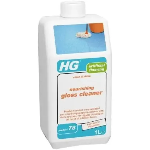 HG Clean & Shine Nourishing Gloss Cleaner Artificial Flooring P.78 - 1 Litre