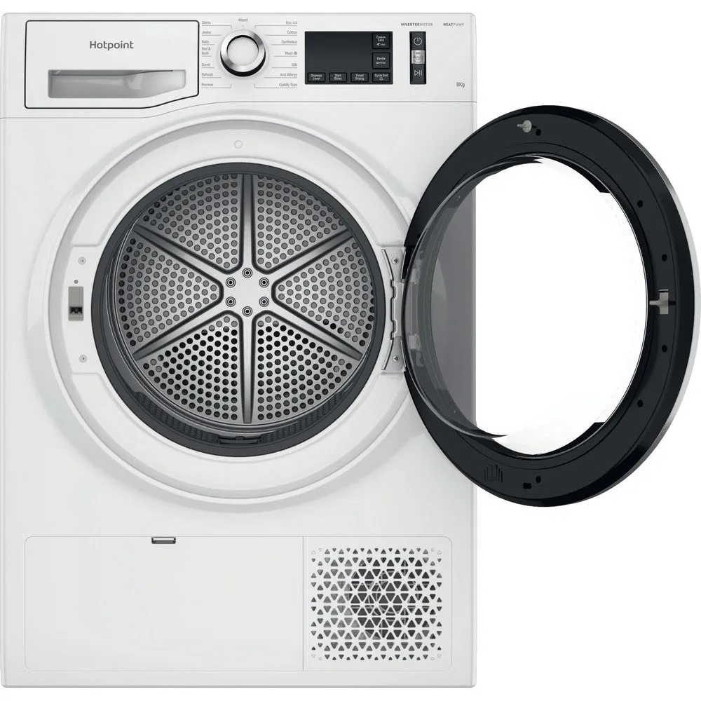 Hotpoint NTM1182XB 8kg Heat Pump Tumble Dryer White