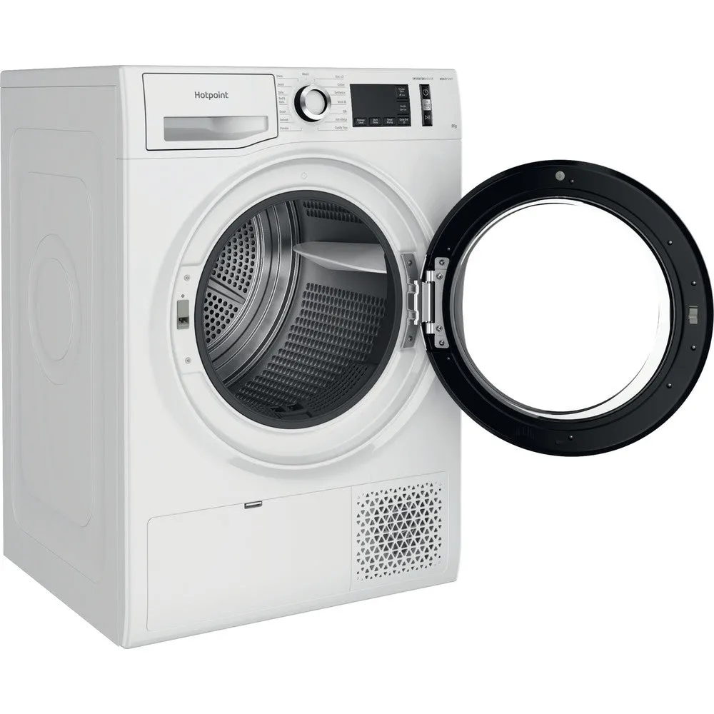 Hotpoint NTM1182XB 8kg Heat Pump Tumble Dryer White