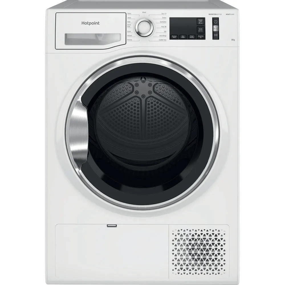 Hotpoint NTM1182XB 8kg Heat Pump Tumble Dryer White