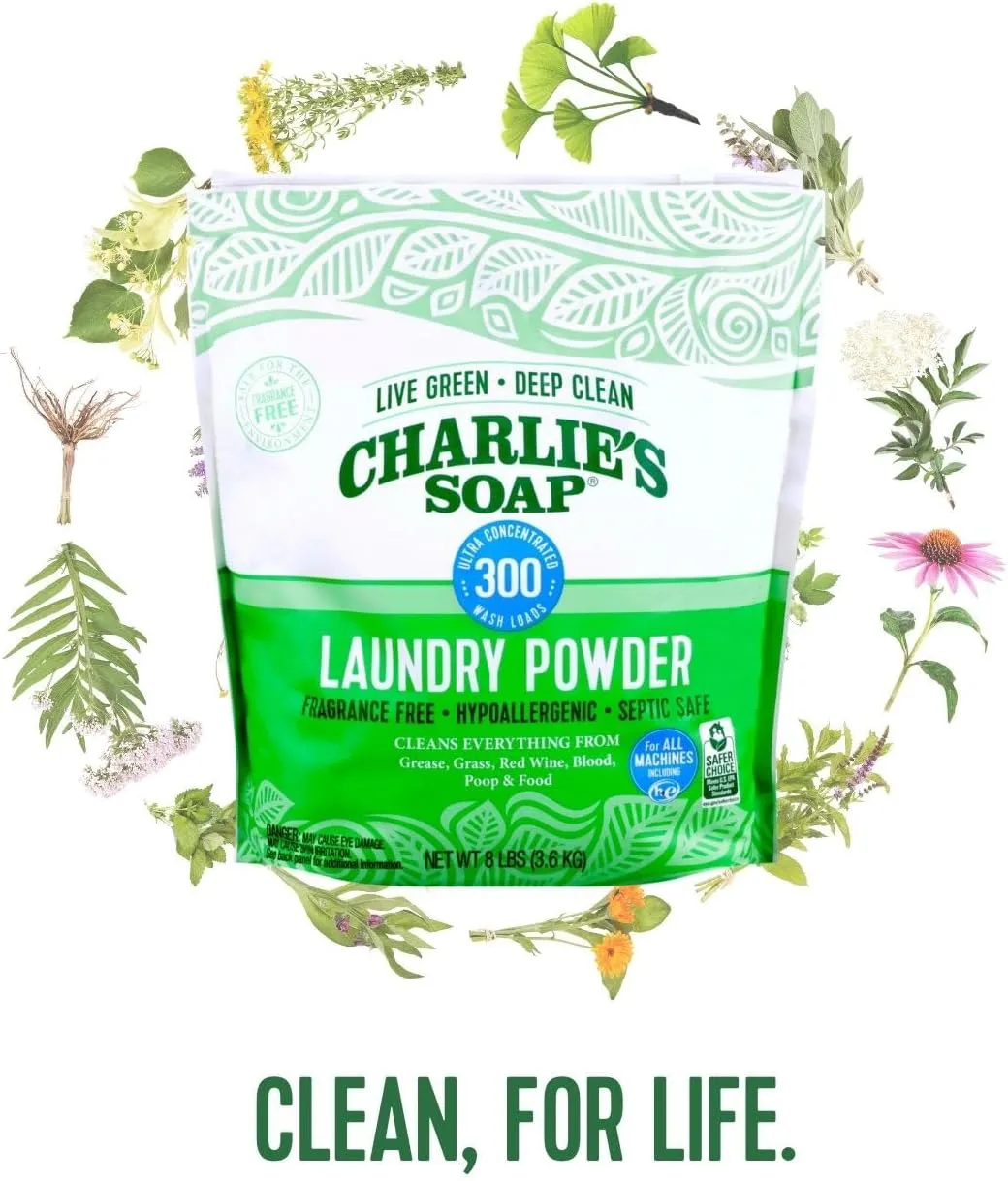 Hypoallergenic Laundry Powder, Deep Cleaning Washing Powder Detergent, Eco-Friendly, Safe, and Effective