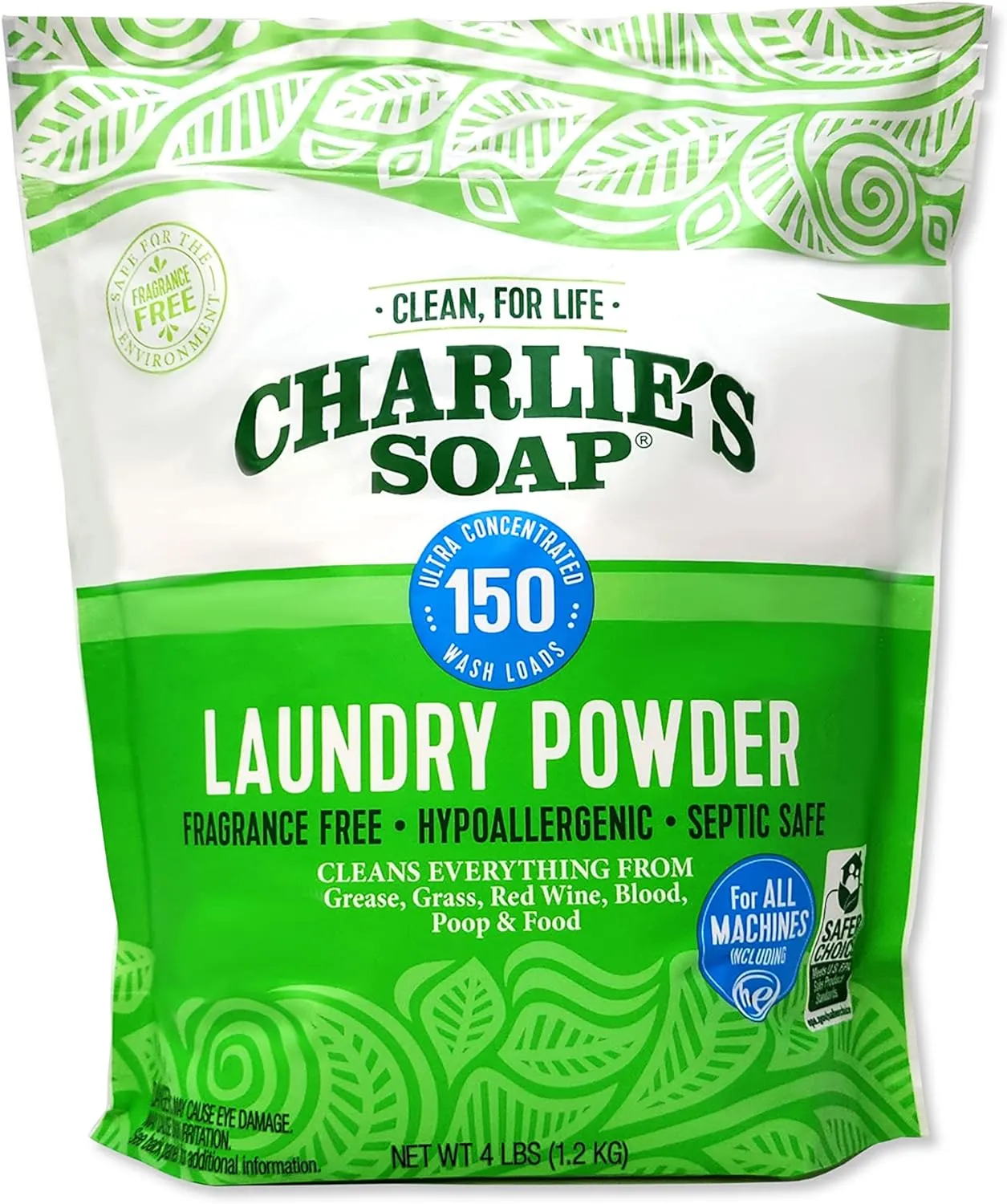 Hypoallergenic Laundry Powder, Deep Cleaning Washing Powder Detergent, Eco-Friendly, Safe, and Effective