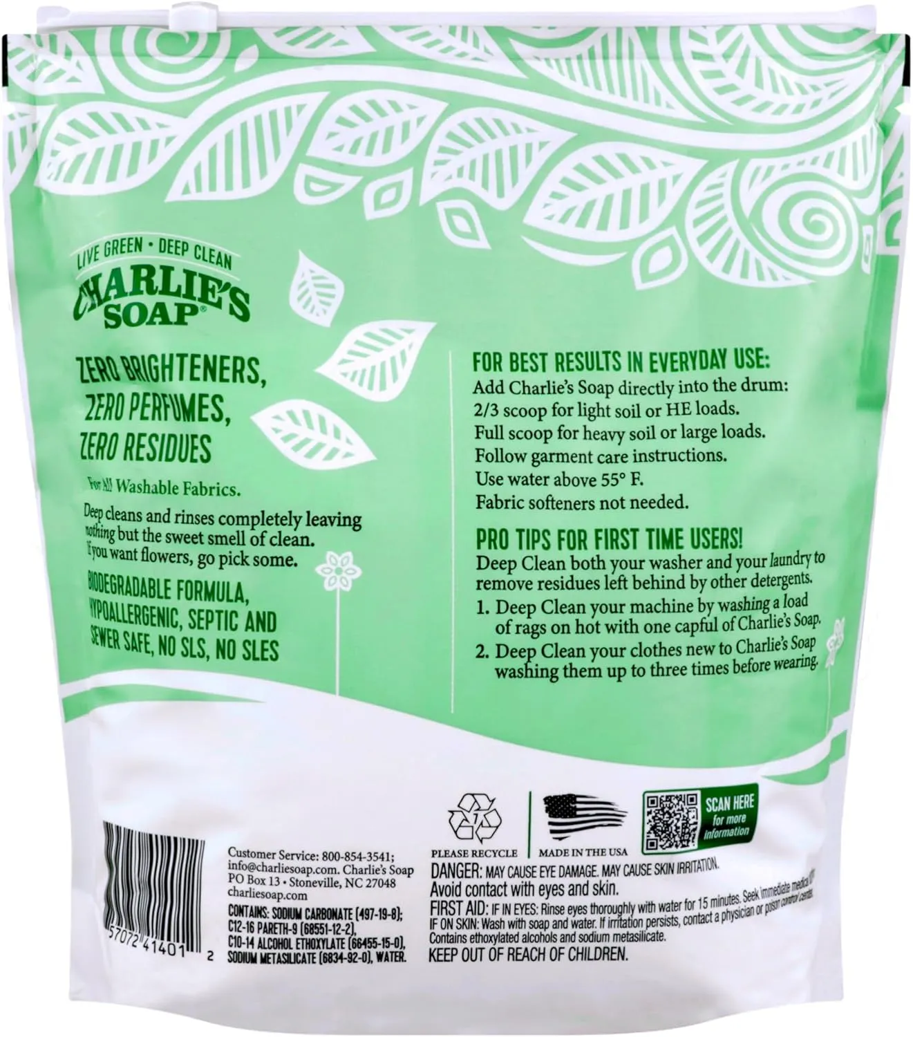 Hypoallergenic Laundry Powder, Deep Cleaning Washing Powder Detergent, Eco-Friendly, Safe, and Effective