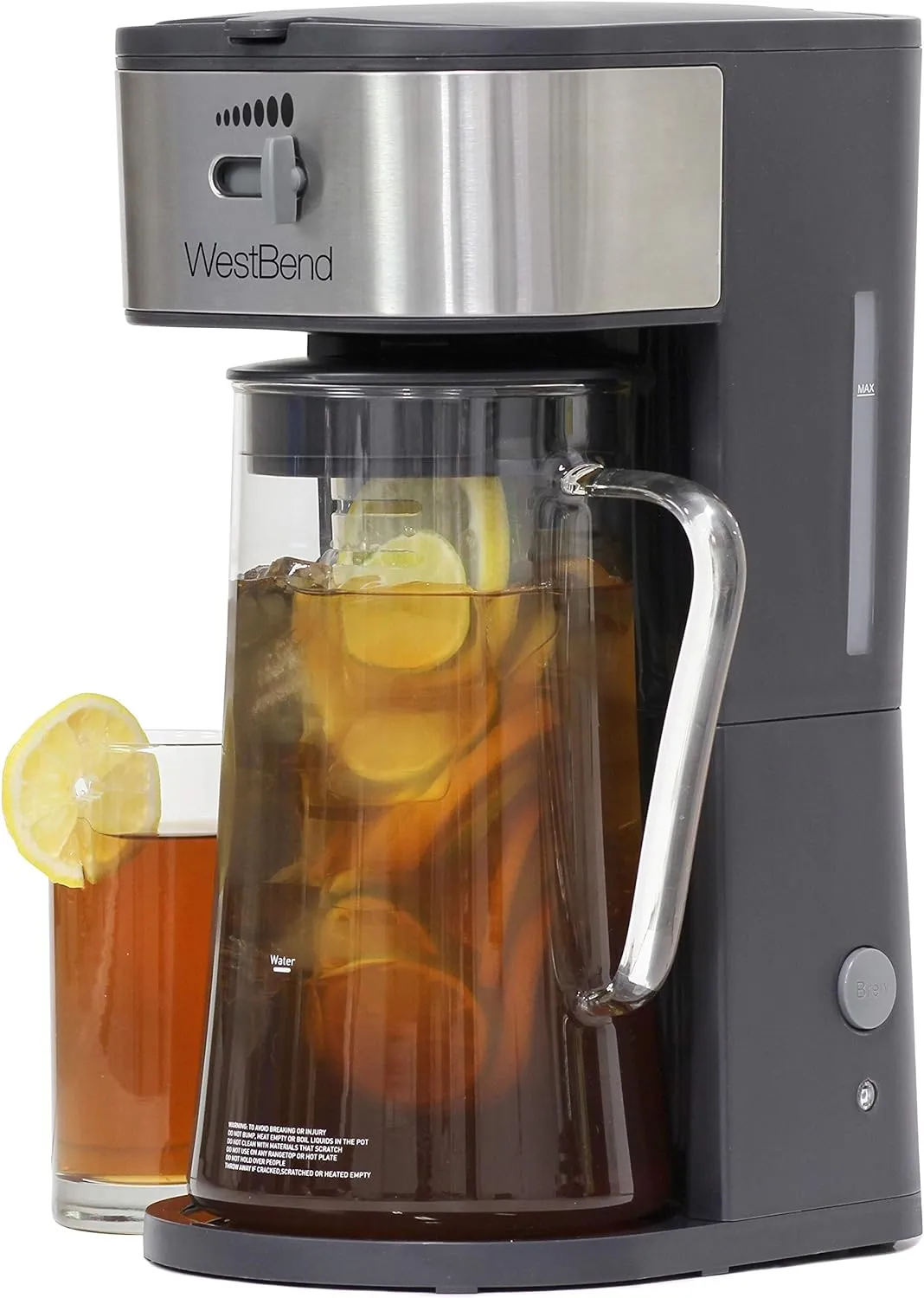 Iced Coffee Maker or Iced Tea Maker, Auto Shut-Off 2.75-Quart