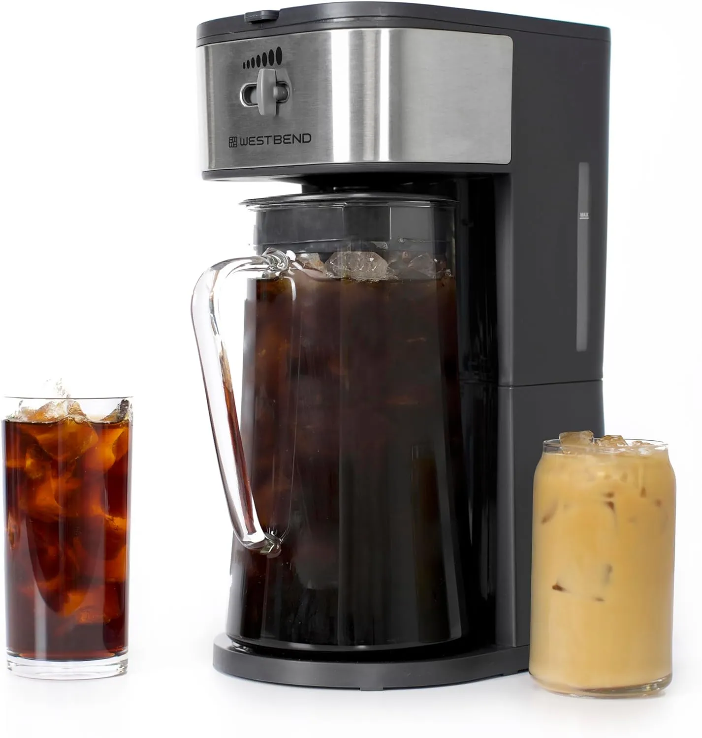 Iced Coffee Maker or Iced Tea Maker, Auto Shut-Off 2.75-Quart