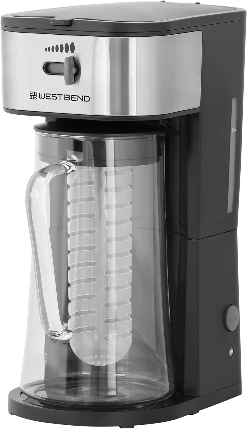 Iced Coffee Maker or Iced Tea Maker, Auto Shut-Off 2.75-Quart