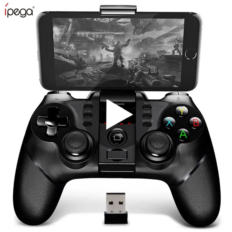 Ipega 9076 PG-9076 Bluetooth Gamepad Game Pad Controller Mobile Trigger Joystick For Android Cell Smart Phone PC Hand Free Fire