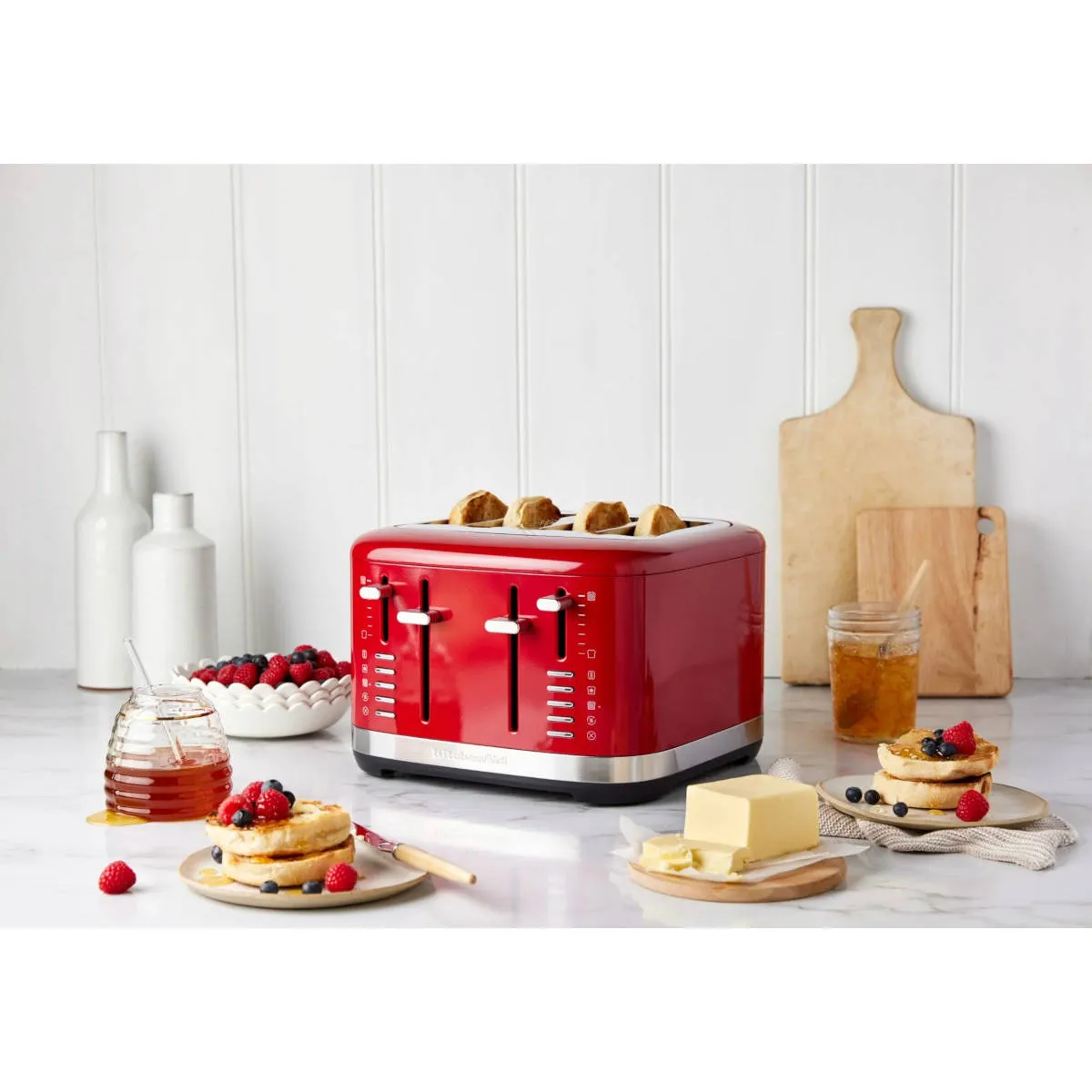 KitchenAid KMT4109 4 Slice Toaster Empire Red