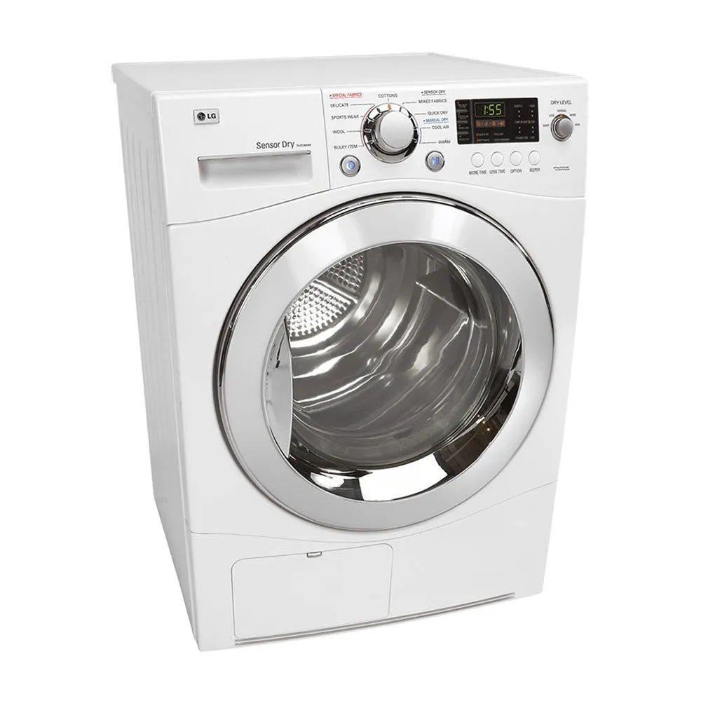 LG - 4.2 Cu. Ft. 9 Cycle Electric Dryer - White