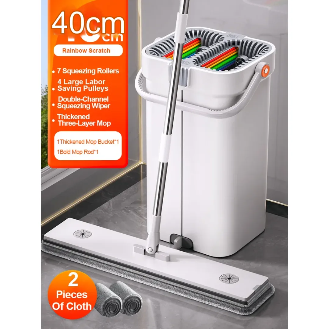 Magic Effortless Clean Household Lazy Floor Mop