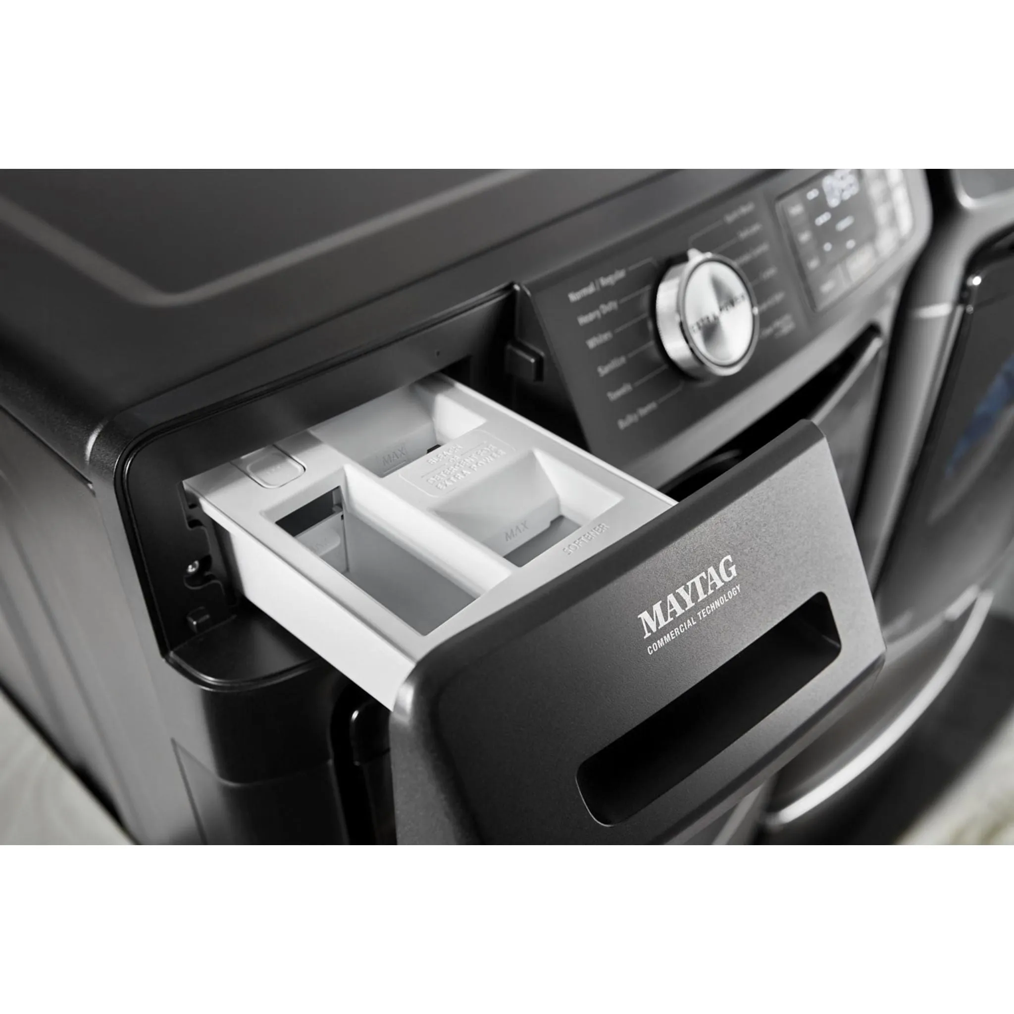 Maytag Front Load Washer with Extra Power and 12-Hr Fresh Spin option - 5.2 cu. ft. (MHW5630MBK)