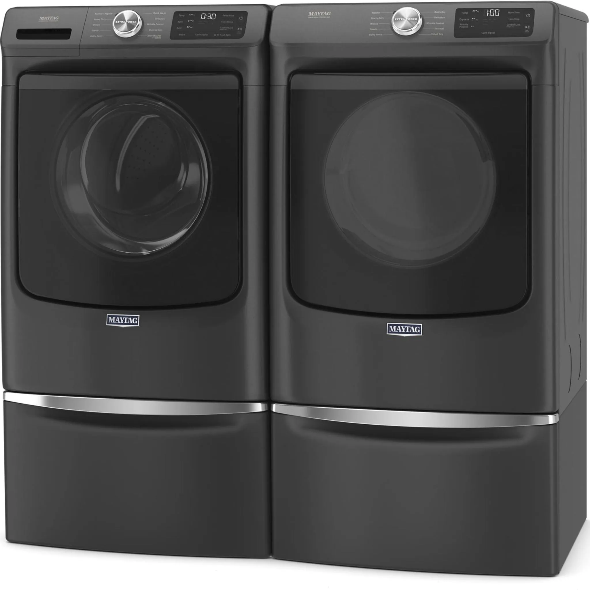 Maytag Front Load Washer with Extra Power and 12-Hr Fresh Spin option - 5.2 cu. ft. (MHW5630MBK)