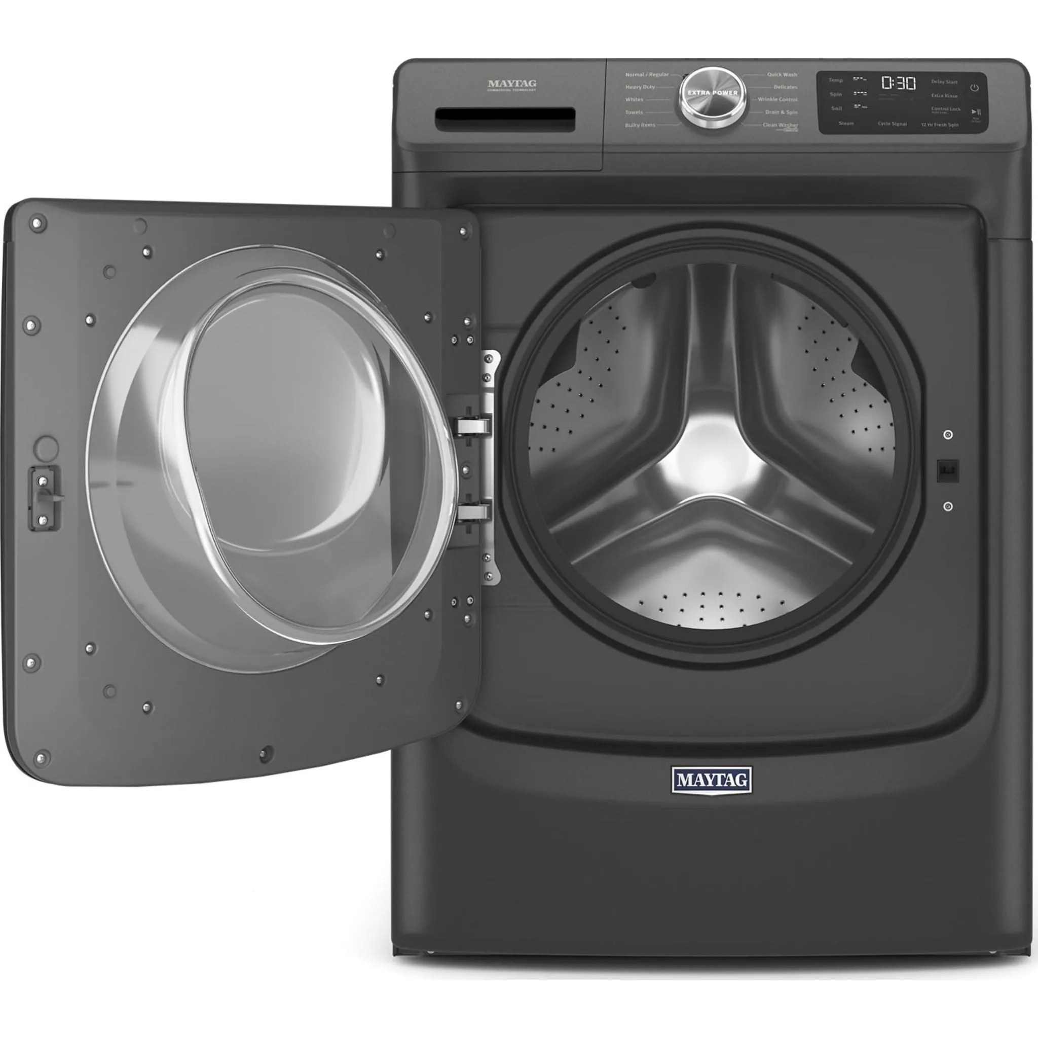 Maytag Front Load Washer with Extra Power and 12-Hr Fresh Spin option - 5.2 cu. ft. (MHW5630MBK)