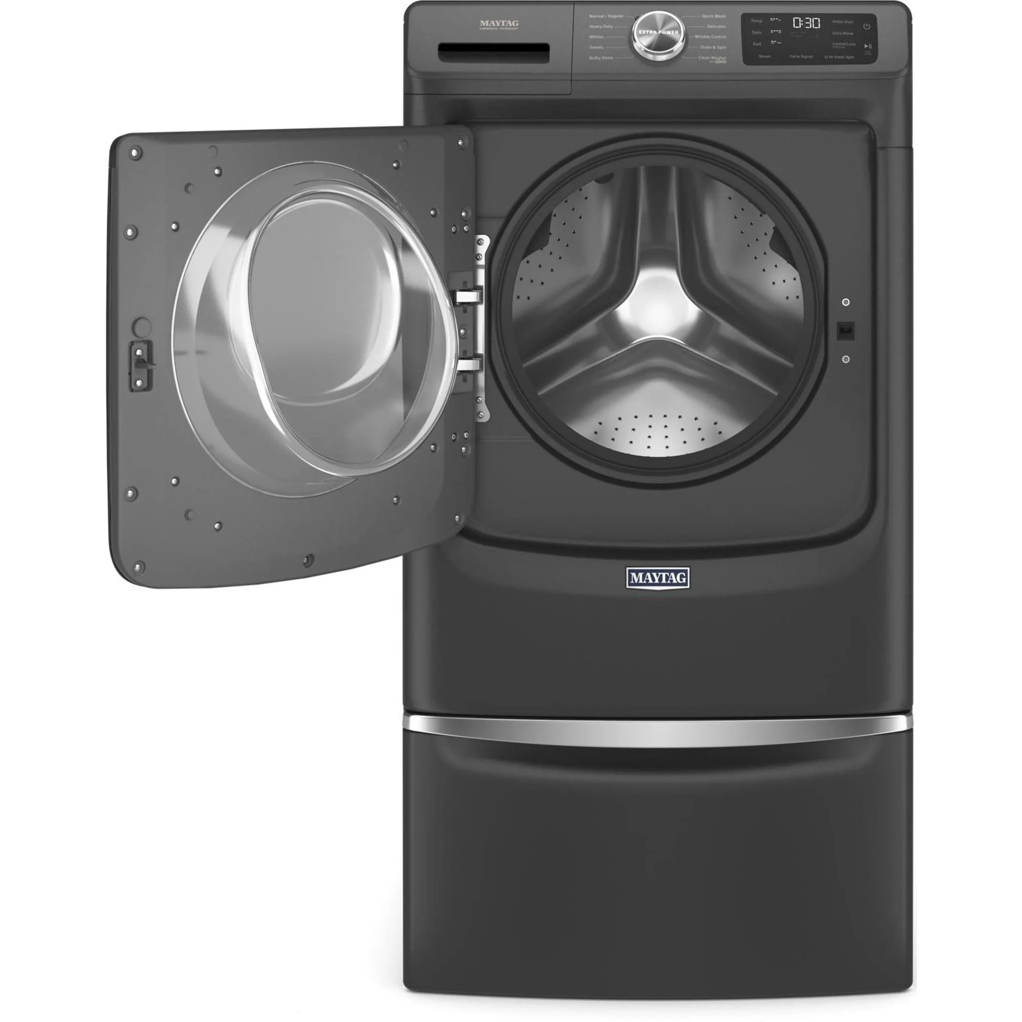 Maytag Front Load Washer with Extra Power and 12-Hr Fresh Spin option - 5.2 cu. ft. (MHW5630MBK)