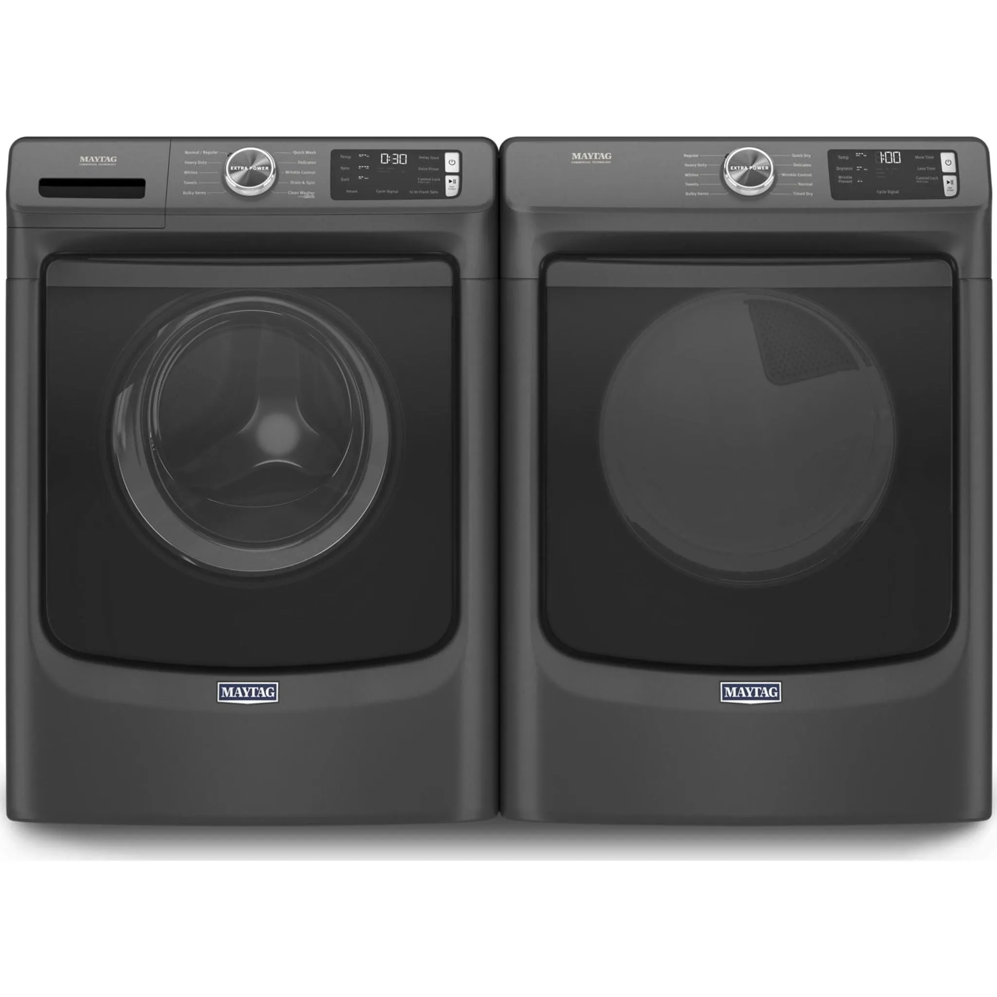 Maytag Front Load Washer with Extra Power and 12-Hr Fresh Spin option - 5.2 cu. ft. (MHW5630MBK)