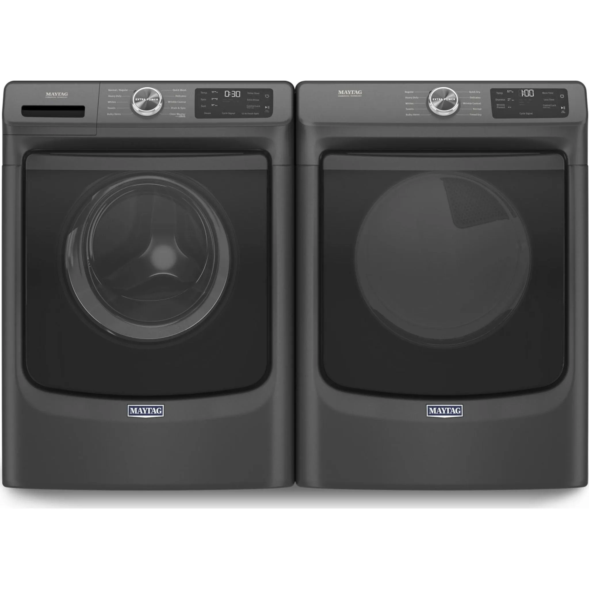 Maytag Front Load Washer with Extra Power and 12-Hr Fresh Spin option - 5.2 cu. ft. (MHW5630MBK)