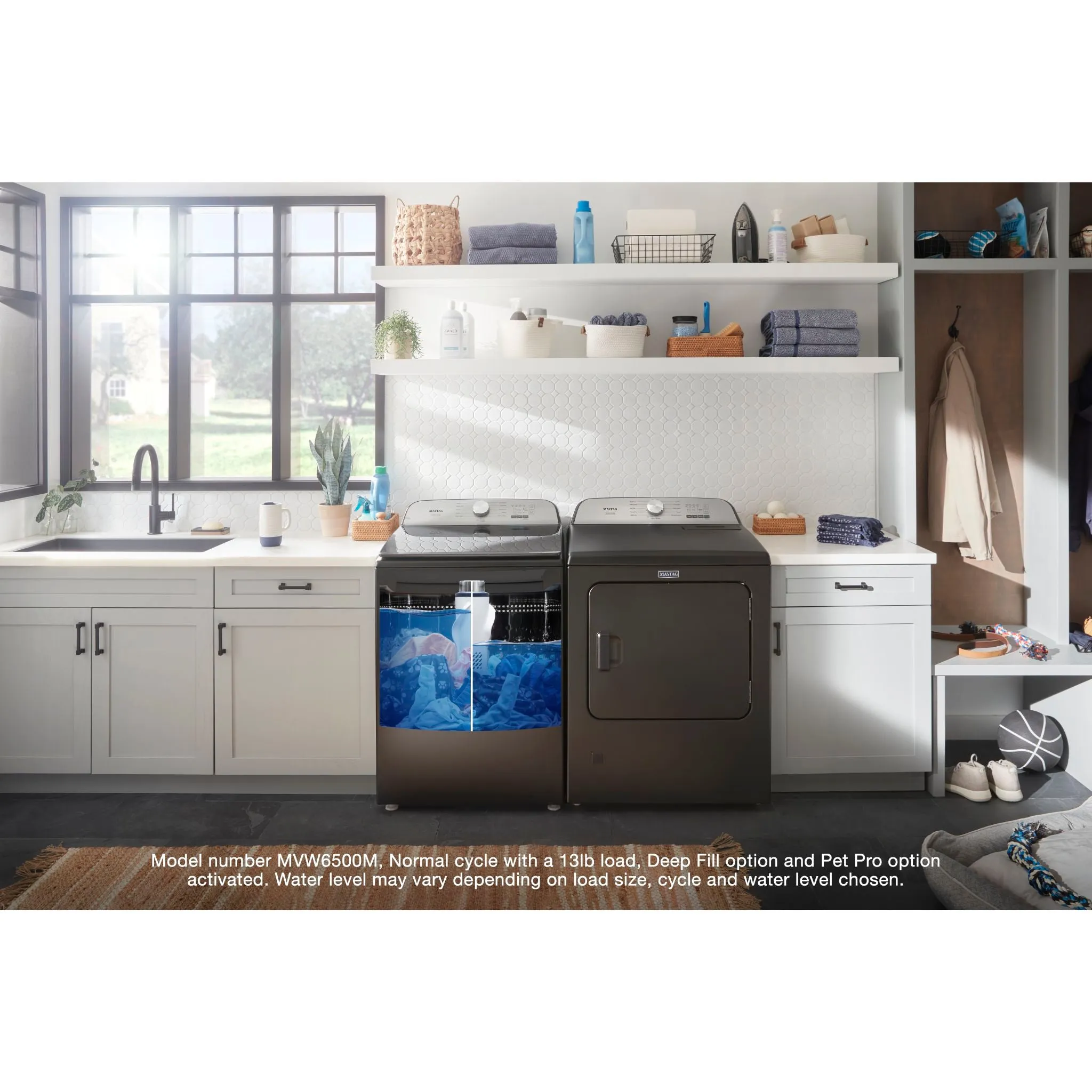 Maytag Pet Pro Top Load Electric Dryer - 7.0 cu. ft. (YMED6500MBK)