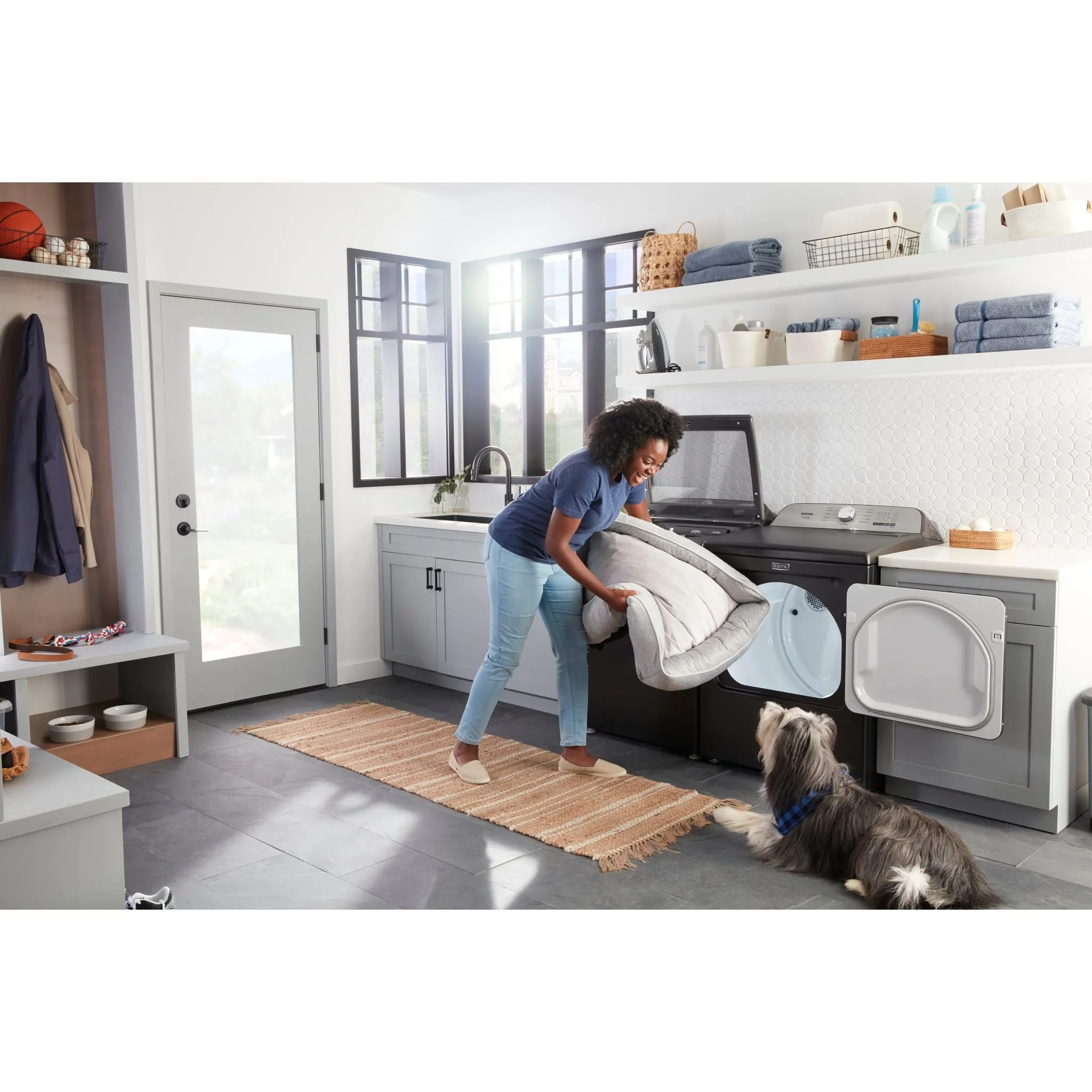 Maytag Pet Pro Top Load Electric Dryer - 7.0 cu. ft. (YMED6500MBK)